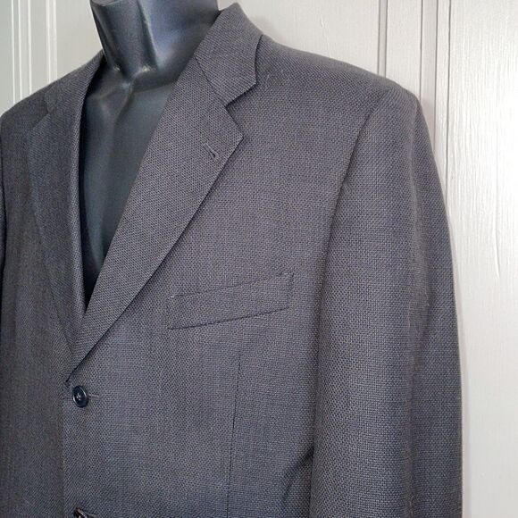 Joseph Abboud black wool suit - Picture 3 of 16
